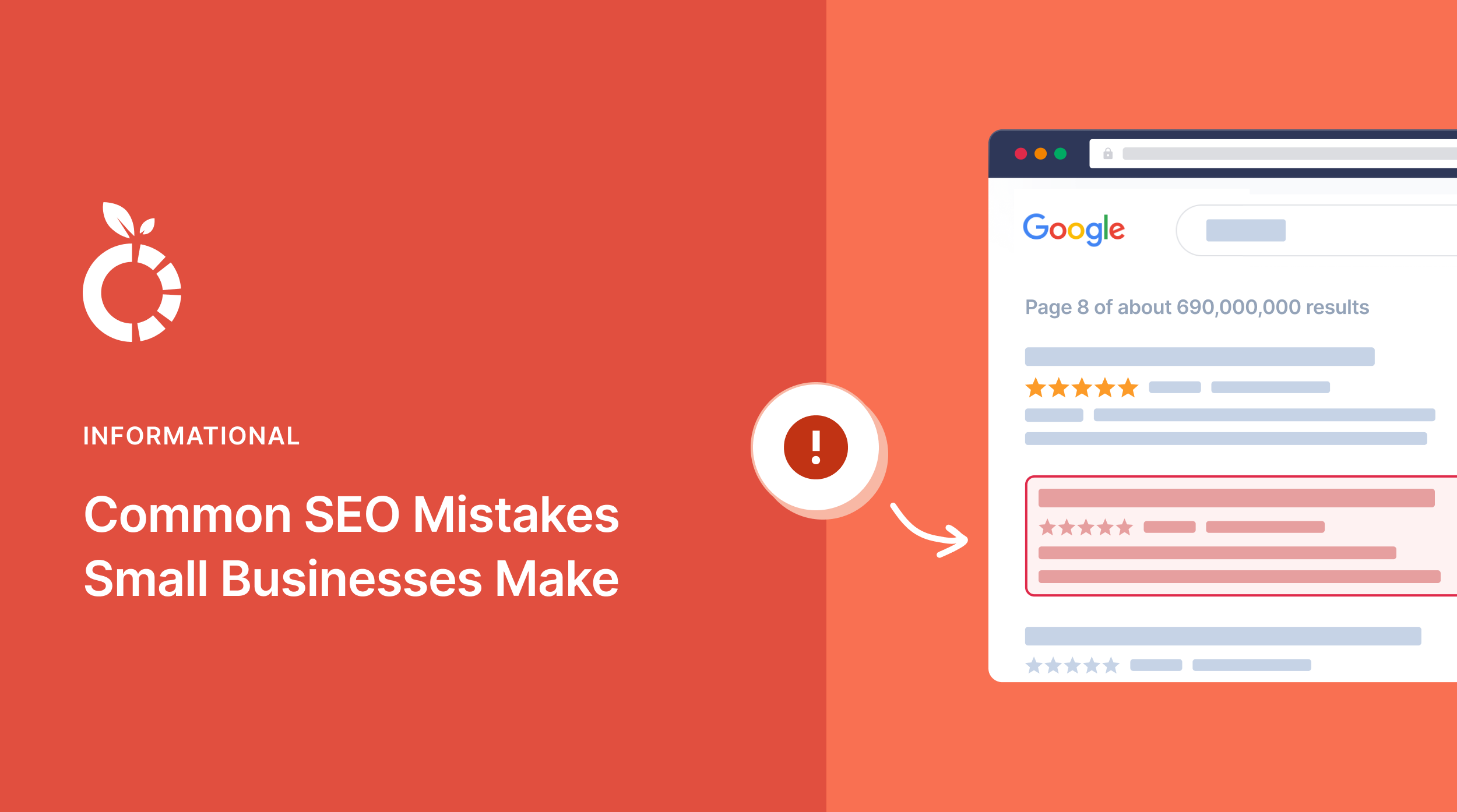 Common SEO mistakes small businesses make.