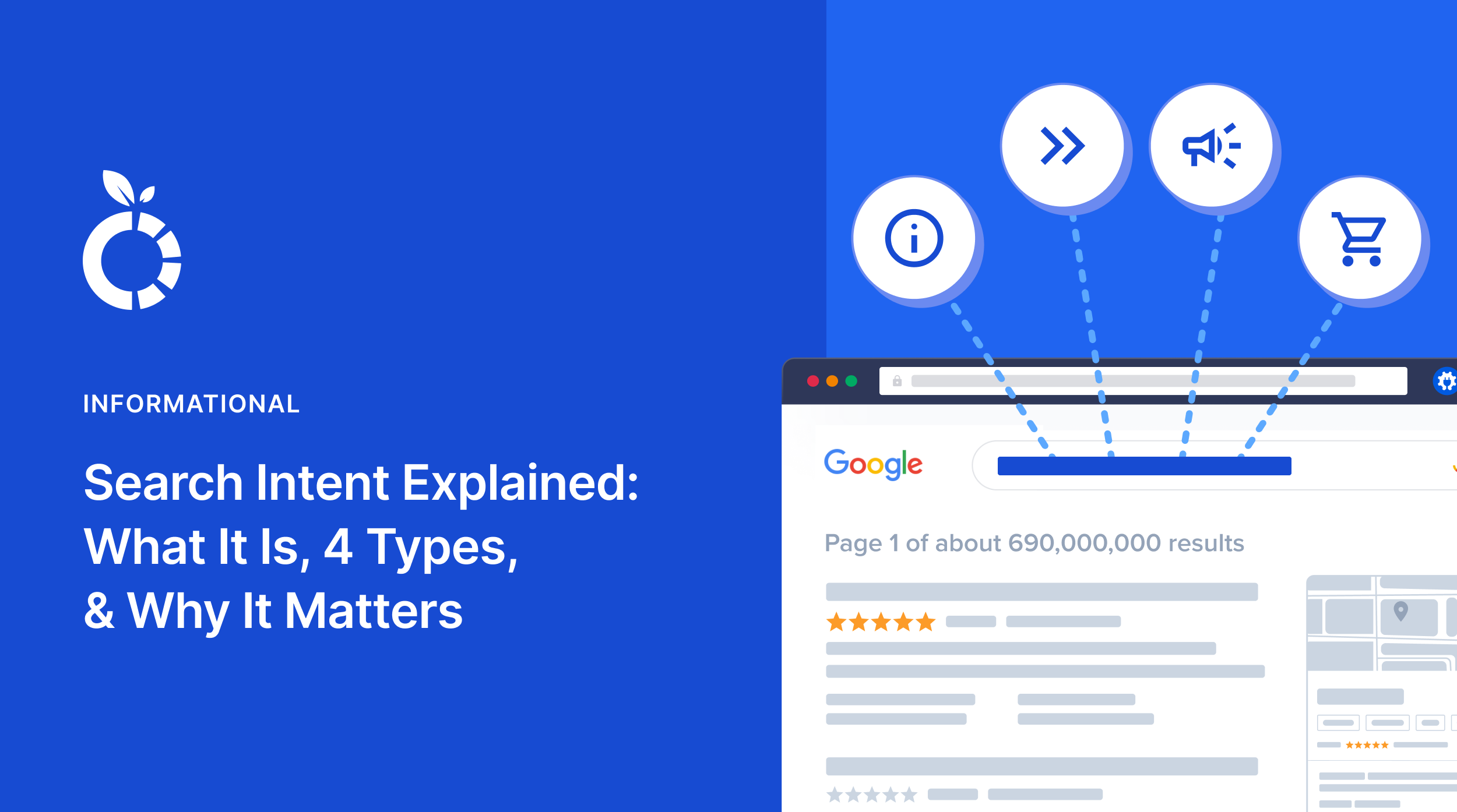 Search intent explained banner.